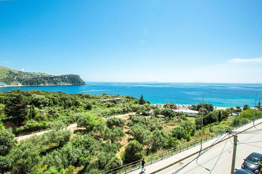 Апартаменты Blue Maraci 2 - Sea View, Kitchen, Beach Access Химара Экстерьер фото