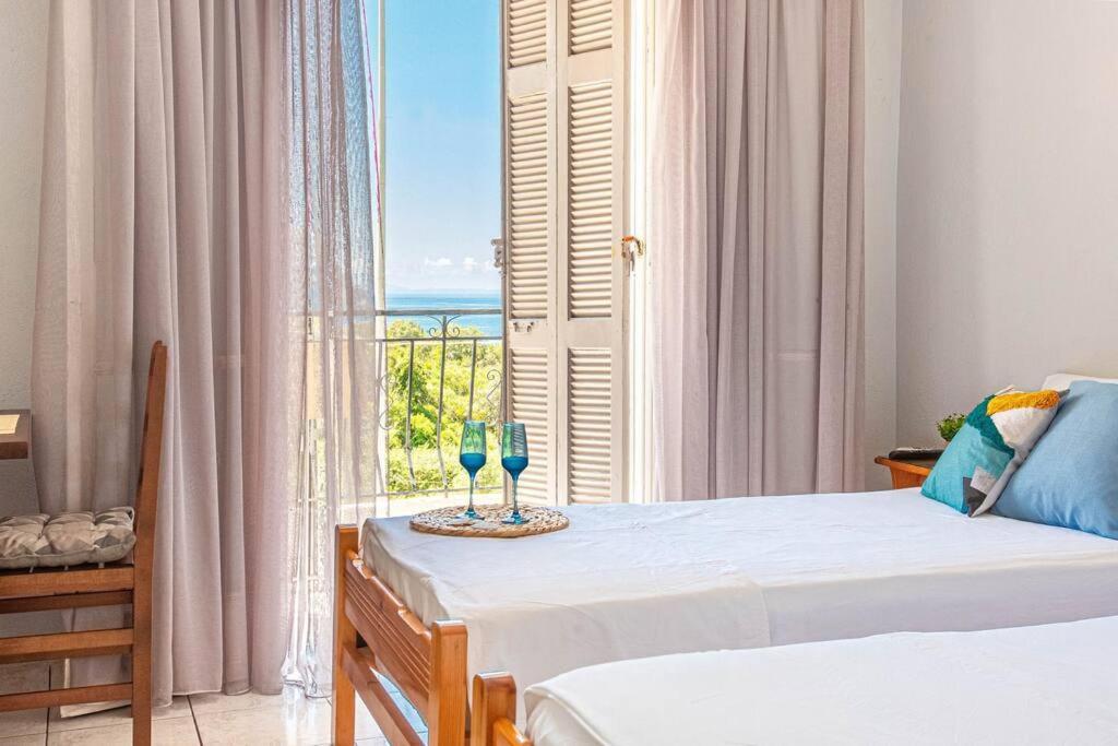 Апартаменты Blue Maraci 2 - Sea View, Kitchen, Beach Access Химара Экстерьер фото