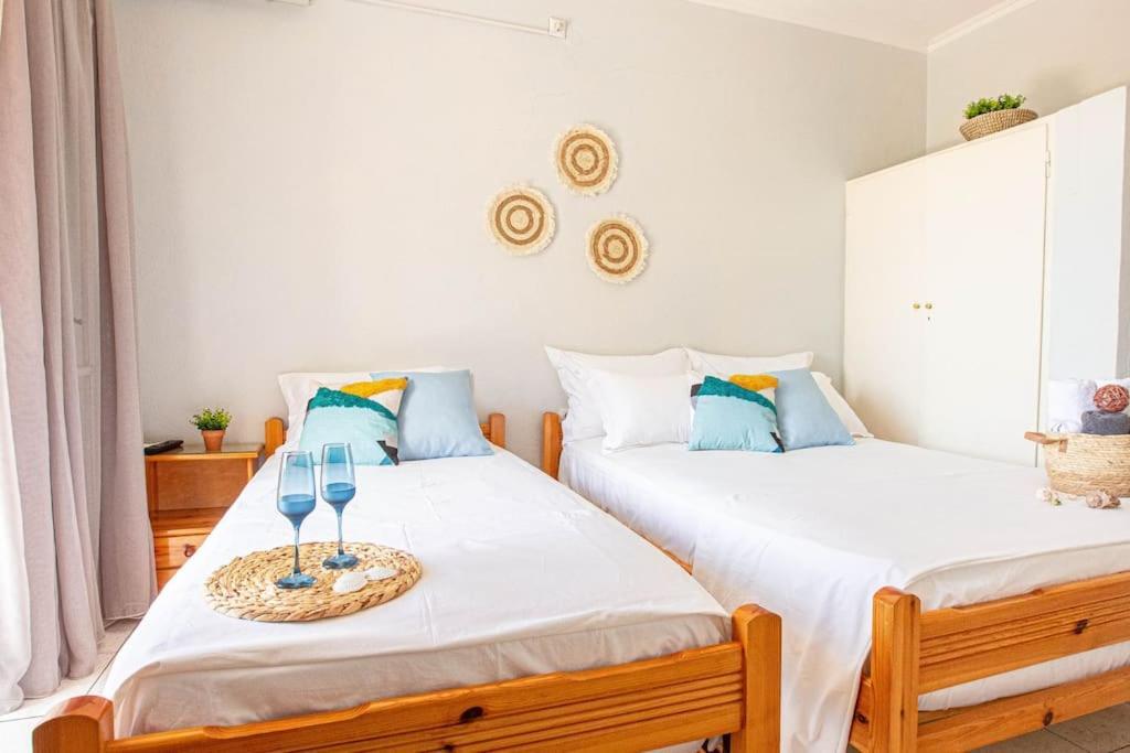 Апартаменты Blue Maraci 2 - Sea View, Kitchen, Beach Access Химара Экстерьер фото