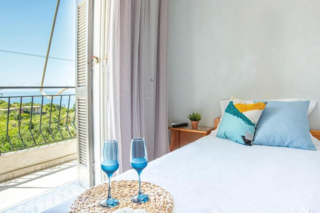 Апартаменты Blue Maraci 2 - Sea View, Kitchen, Beach Access Химара Экстерьер фото